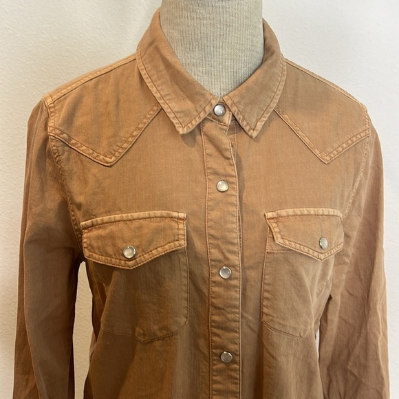 OAT New York Snap Closure Cotton Shirt - Picture 3 of 5